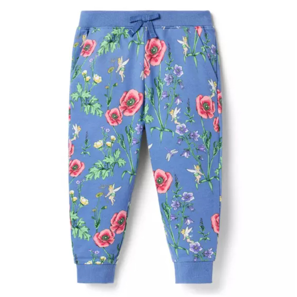 Disney Tinker Bell Floral Jogger Size 5